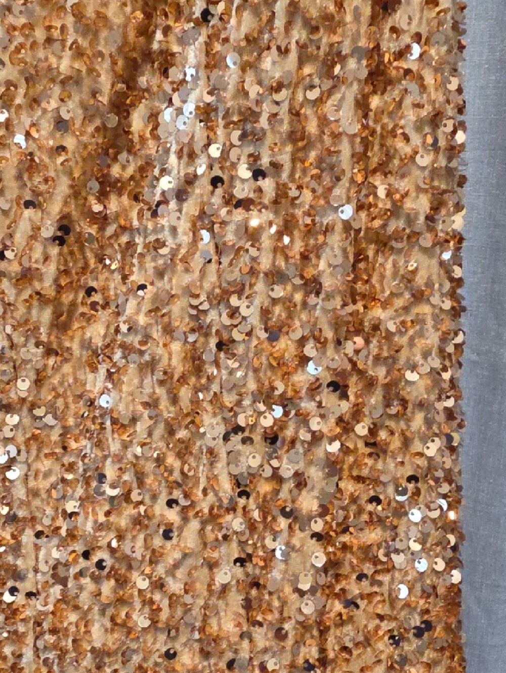 Portia and Scarlett Gold Sequin Mermaid Prom Dress - Picture 6 of 16